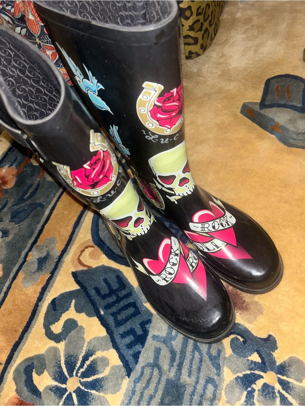 Women’s Chooka Tattoo City Rubber Rain Boots